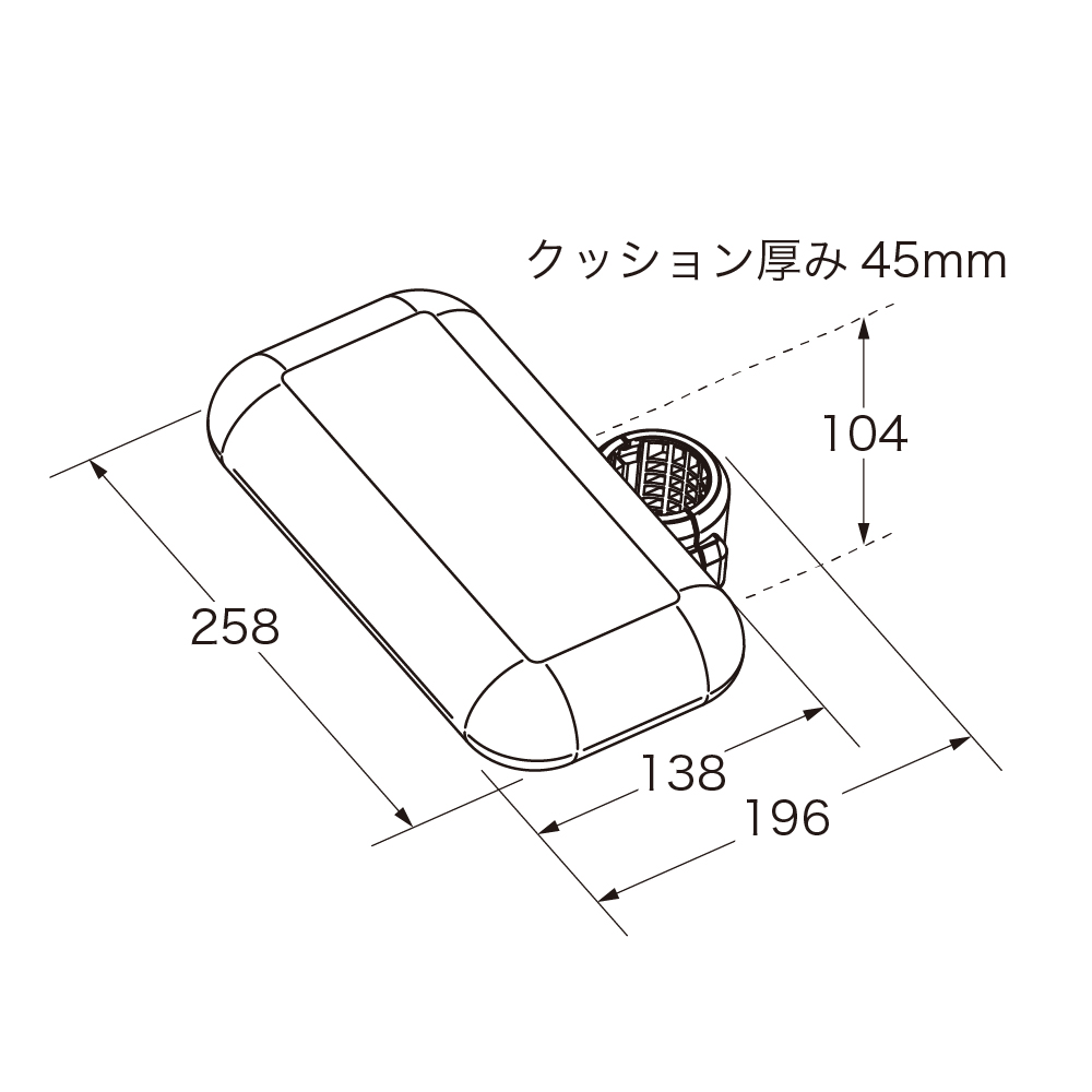 ベスポジBPZ ティルト手すり